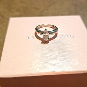 Diamonique ring